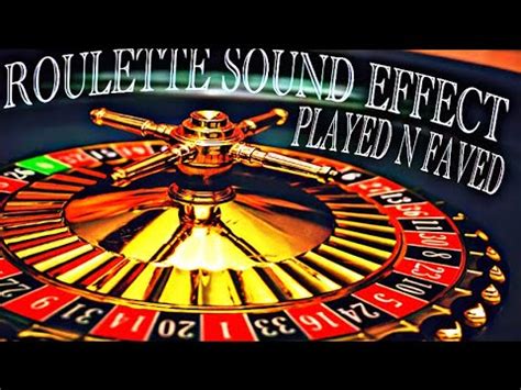 casino roulette sound effect/